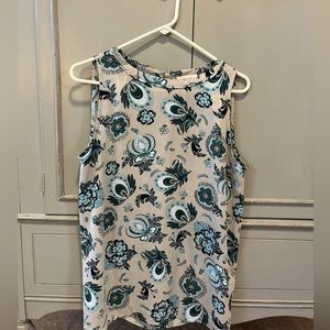 LOFT shell tank top - size medium.